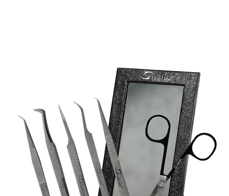 Tweezers, Mini-Scissors, Mirrors